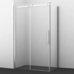 Душевое ограждение WasserKraft Alme 130x80 см 15R32 (стекло 8 мм), хром/прозрачное - фото 