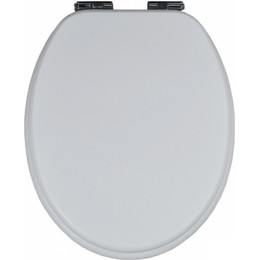 Сиденье с крышкой для унитаза Magliezza микролифт 9000B-CR, петли хром - фото 