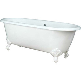 Ванна отдельностоящая Magliezza Patricia WH 168x76 см (ножки белые) - фото 