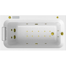 Ванна гидромассажная Радомир Хельга 170x90 см (Гидромассаж "Фитнес" Gold) - фото 