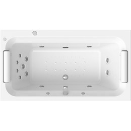 Ванна гидромассажная Радомир Хельга 185x100 см (Гидромассаж "Терапия" Chrome) - фото 
