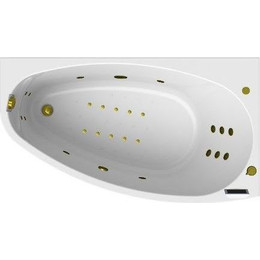 Ванна гидромассажная Радомир Орсини 160x90 см R (Гидромассаж "Фитнес" Gold) - фото 
