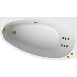 Ванна гидромассажная Радомир Орсини 160x90 см R (Гидромассаж "Стандарт" Gold) - фото 