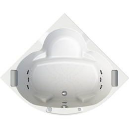 Ванна гидромассажная Радомир Сорренто 140x140 см (Гидромассаж "Релакс" Chrome) - фото 