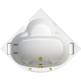 Ванна гидромассажная Радомир Сорренто 130x130 см (Гидромассаж "Стандарт" Gold) - фото 