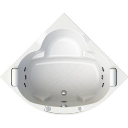 Ванна гидромассажная Радомир Сорренто 130x130 см (Гидромассаж "Релакс" Chrome) - фото 