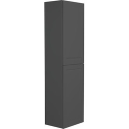Пенал подвесной Art&Max AM-Platino-1500-2A-SO-GM 40 см, серый матовый - фото 
