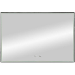 Зеркало Art&Max Arezzo Led 120 см AM-Are-1200-800-DS-FC-H-Nero, черный - фото 