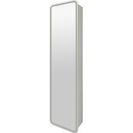Пенал подвесной Art&Max Platino Led 40 см AM-Pla-400-1600-1D-R-L-DS-F, белый глянцевый - фото 