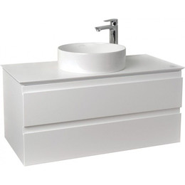 Тумба подвесная со столешницей Jacob Delafon Madeleine 103 см EB2084-J5, белый глянцевый - фото 