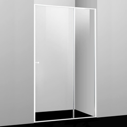 Душевая дверь WasserKraft Rhin 110 см 44S13, белый/прозрачное - фото 