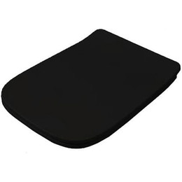 Сиденье с крышкой для унитаза Artceram A16 микролифт ASA001 03 71 nero/cr - фото 