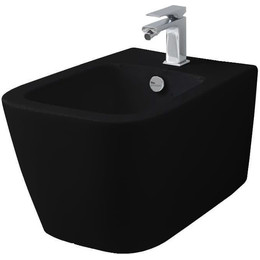 Биде подвесное ArtCeram A16 ASB001 03 00, чёрный глянцевый - фото 