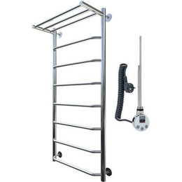 Полотенцесушитель электрический Тругор Браво ТЭН1 с полкой П8 500х1200 мм (возможность скрытого подключения) 00-00018671 - фото 