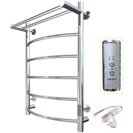 Полотенцесушитель электрический Тругор Пэк сп 5 с полкой П6 400х800 мм (возможность скрытого подключения) 00-00031627 - фото 