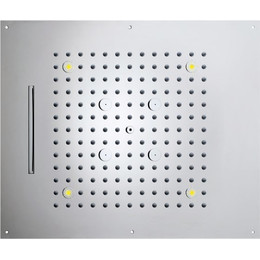 Верхний душ Bossini Dream 3 Sprays RGB Cromotherapy 570x470 мм H38935.030 - фото 