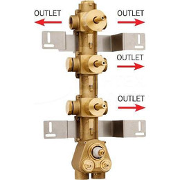 Скрытая часть на 4 выхода Bossini HighFlow Z030271000 - фото 