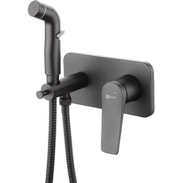 Набор для гигиенического душа Lemark Bronx LM3720BL, черный - фото 