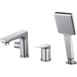 Смеситель для ванны Lemark Bronx LM3745GM, графит - фото 