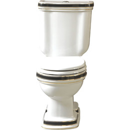 Унитаз-компакт Creavit Klasik KL310.001K0, декор Krokodil - фото 