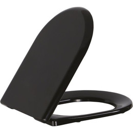 Сиденье с крышкой для унитаза Creavit Amasra Ultima микролифт KC0103.03.1300E, черный - фото 
