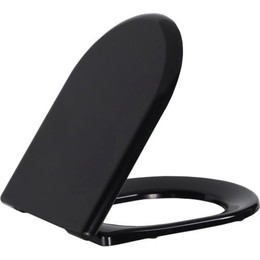 Сиденье с крышкой для унитаза Creavit Amasra микролифт KC3131.S0, черный - фото 