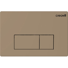 Кнопка смыва Creavit Arc GP8002.06, капучино матовый - фото 