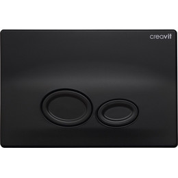 Кнопка смыва Creavit Drop GP2002.01, черный матовый - фото 