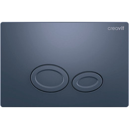 Кнопка смыва Creavit Drop GP2002.05, базальт матовый - фото 
