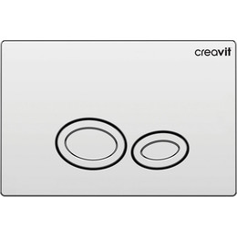 Кнопка смыва Creavit Drop GP2004.00, хром глянец - фото 