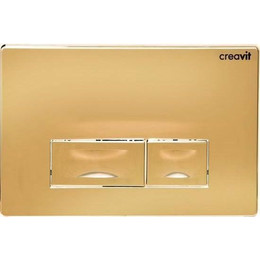 Кнопка смыва Creavit Ore GP3005.00, золото - фото 