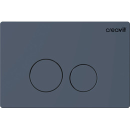 Кнопка смыва Creavit Terra GP9002.05, базальт матовый - фото 