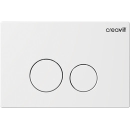 Кнопка смыва Creavit Terra GP9001.00, белый - фото 