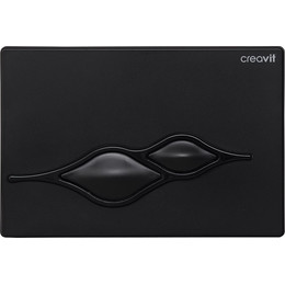 Кнопка смыва Creavit Ufo GP1002.02, черный глянцевый - фото 