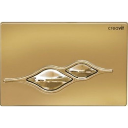 Кнопка смыва Creavit Ufo GP1005.00, золото - фото 