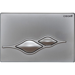 Кнопка смыва Creavit Ufo GP1002.00, серый матовый - фото 