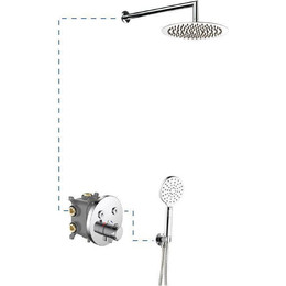 Душевая система для душа с термостатом AQG ER211 19PEAER21102 - фото 