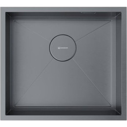 Кухонная мойка Omoikiri Kasen 49-16 INT GM (4997055) 1,2 мм, вороненая сталь, Цвет производителя: вороненая сталь - фото 