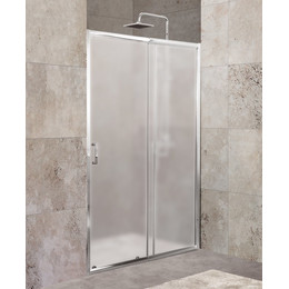 Душевая дверь BelBagno 100 см UNIQUE-BF-1-100/115-P-Cr, хром/текстурное - фото 