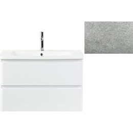 Тумба подвесная с раковиной BelBagno ALBANO-CER-800-2C-SO-CVG 80 см, Cemento Verona Grigio, Цвет фасада: Cemento Verona Grigio - фото 