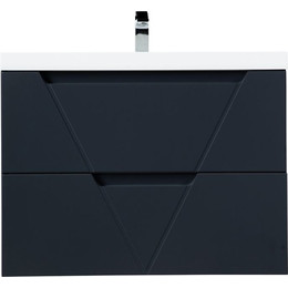 Тумба подвесная с раковиной BelBagno VITTORIA-700-2C-SO-GO-P 70 см, Grigio Opaco - фото 