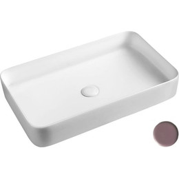 Раковина-чаша White Ceramic Blade 65 см W0517PL, сливовый матовый - фото 