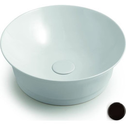 Раковина-чаша White Ceramic Idea 42 см W1030705, черный матовый - фото 
