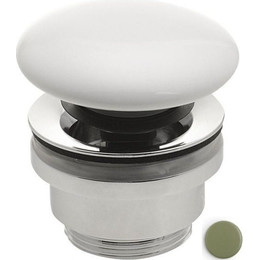 Донный клапан White Ceramic MEW0609VA, зеленый матовый - фото 