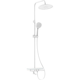 Душевая стойка Iddis Shelfy SHEWTBTi06, белый матовый - фото 