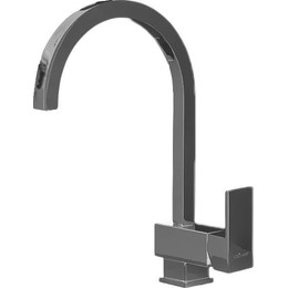 Смеситель для раковины Cezares UNIKA-LSM1-A-NOP-W0, черный матовый, Цвет производителя: чёрный матовый - фото 