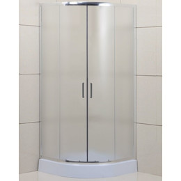 Душевое ограждение BelBagno 95x95 см UNO-195-R-2-95-P-Cr, хром/матовое - фото 