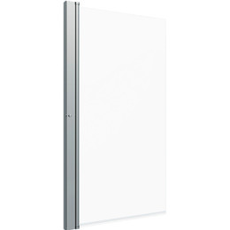 Шторка для ванны Triton Соло-Квад, алюминий/прозрачное - фото 