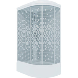 Душевая кабина Triton Коралл B 120x80 см, белый/узор L - фото 