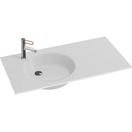 Раковина мебельная Jacob Delafon Odeon Rive Gauche 101 см EB2564-DE1, белый матовый - фото 